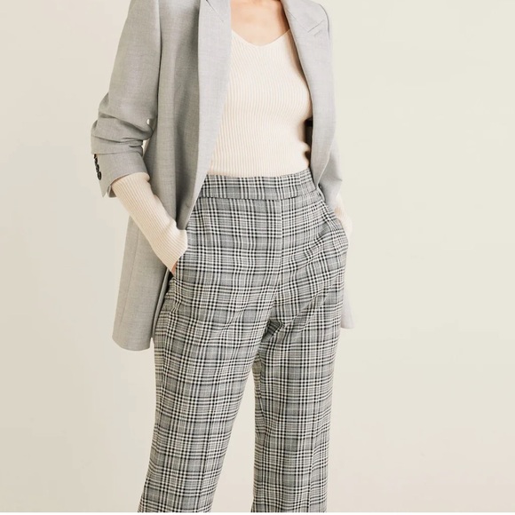 Mango plaid trousers - Picture 4 of 10